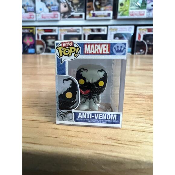 BITTY Anti-Venom 1-Inch Funko #100 Pop Marvel Comics Spider-man Venom Vinyl Toy - Picture 1 of 6